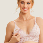 Women's Lace Nursing Bralette Gentle Rose