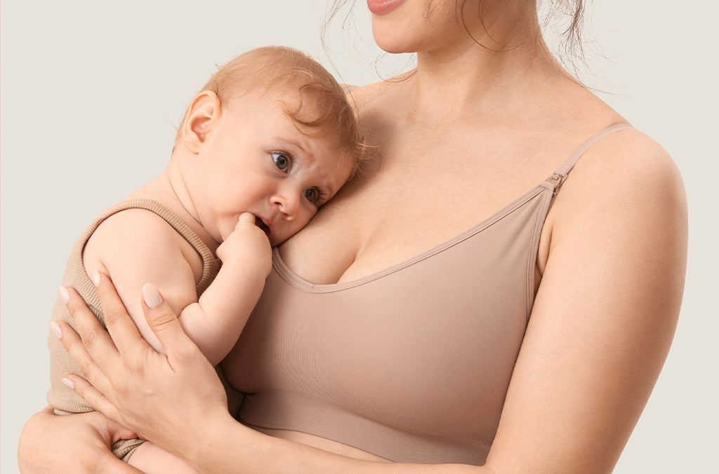 Women's Seamless Soft Knit Nursing Bra Black