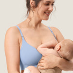 Women's Ribbed Scoop Nursing Bralette Hazelnut