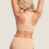 Women's Crossover Racerback Nursing Bra White