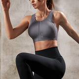 Women's High Neck Racerback Sports Bra The wild wood