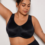 Women's High Impact Sports Bra Black @model_info:A3