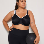 Women's Racerback Underwire Sport Bra Black