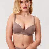 Women's Everyday Push Up Bra Brown Purple