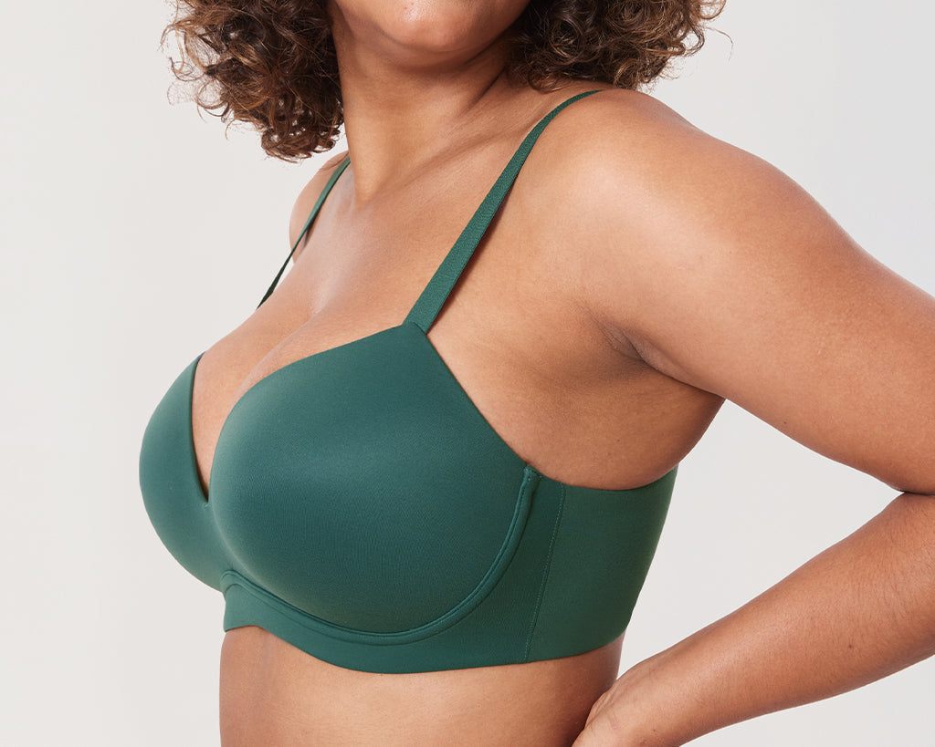 Women's Everyday Push Up Bra Midnight Emerald