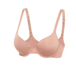 Women's Plunge Contour Bra Cream Coffee