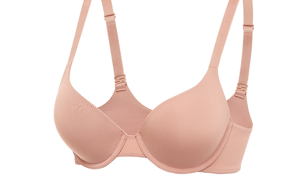 Women's Plunge Contour Bra Cream Coffee
