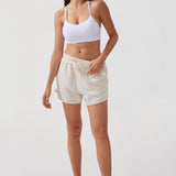 CRZ YOGA Women's Y Back Sports Bra White