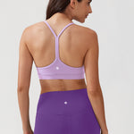 CRZ YOGA Women's Y Back Sports Bra True Navy