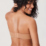 Women's Bandeau Strapless Bra Barely Buff