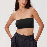 Women's Seamless Bandeau Bra Hazelnut