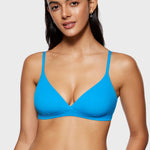 Women's Crossover Bralette Coconut White