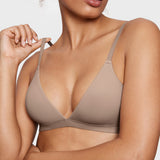 Women's Soft Triangle Bralette Rose Gray