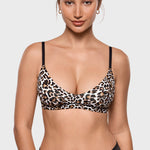 Women's Inbarely® Soft Plunge Bralette Desert Leopard