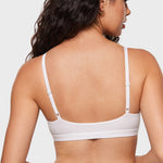 Women's Inbarely® Soft Deep V Triangle Bralette Snow White