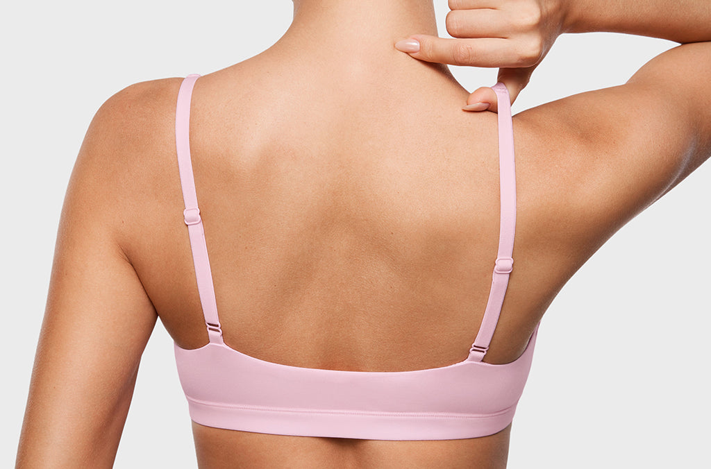 Women's Inbarely® Soft Deep V Triangle Bralette Sweet Pink