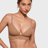 Women's Inbarely® Outwear Longline Triangle Bralette Gravel Beige