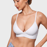 Women's Inbarely® Outwear Longline Triangle Bralette White