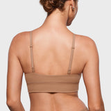 Women's Inbarely® Outwear Longline Triangle Bralette Gravel Beige
