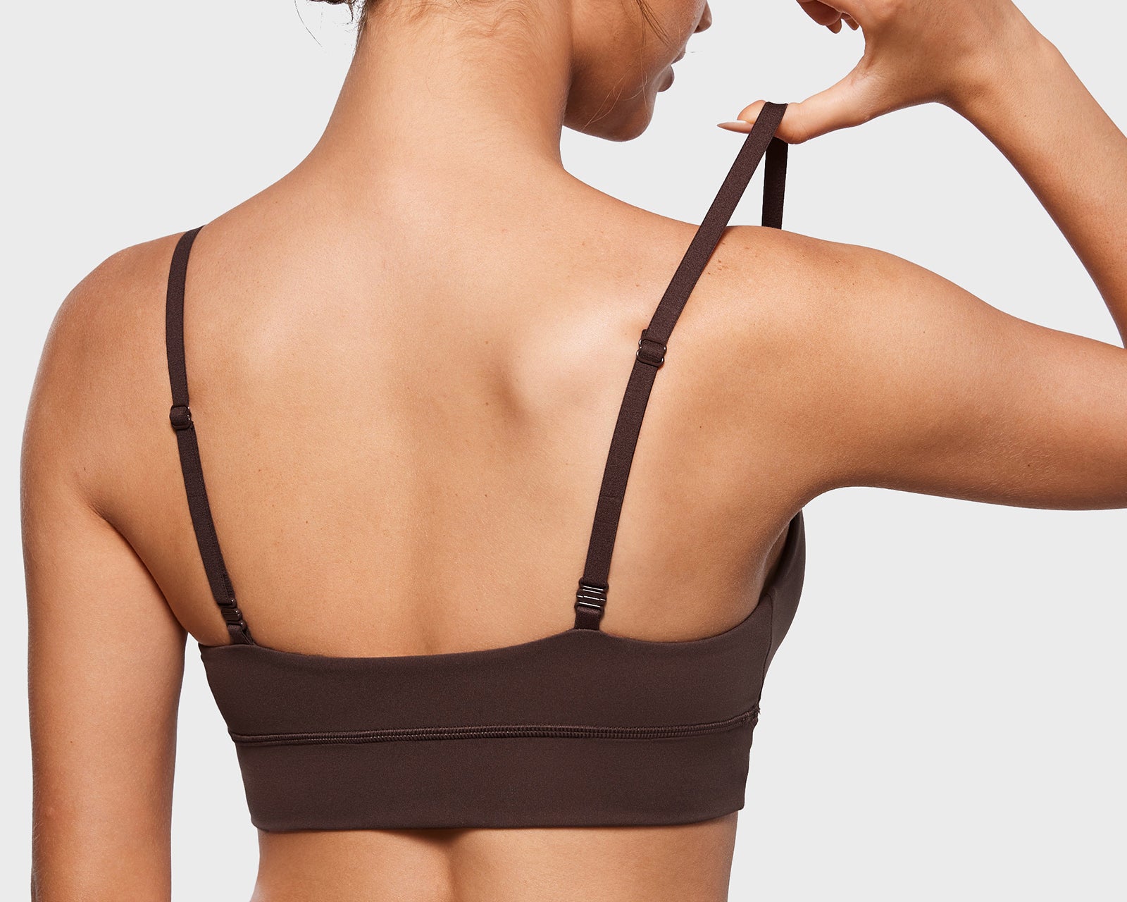 Women's Inbarely® Outwear Longline Triangle Bralette Hazelnut