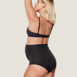 Women's High Waist Full Coverage Maternity Panties 2 Pack Black (2 Pack) @model_info:SHOPIFY4