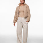 Women's Thermal Crewneck Long Sleeve Top Hazelnut