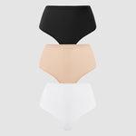Women's Cozy High Waisted Thongs 3 Pack Basic (3pack)