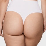 Women's Cozy High Waisted Thongs 3 Pack Basic (3pack)