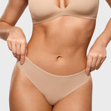 Women's Smooth High Cut Cheeky Briefs 3 Pack Basic 5 (3pack)