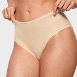 Women's Classic Mid Waist Full Briefs 3 Pack Light Oatmeal (3pack)