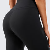 Women's Double Waistseam Leggings 25" Red Merlot