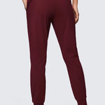 Women's Stretch Drawstring Jogger with Pockets 28'' Milky White