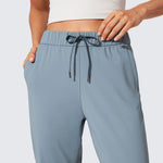 Women's Stretch Drawstring Jogger with Pockets 28'' Belgian Blue