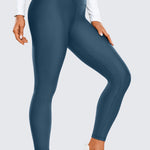 CRZ YOGA Women's Fleece Lined Leggings 25" Melanite