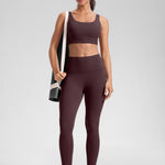 Women's Yoga Leggings 28" Ripe Plum