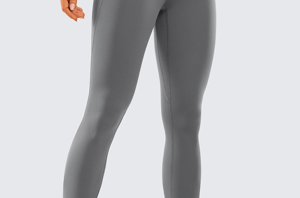 CRZ YOGA Womens Butterluxe Pockets Workout Leggings 28" Black