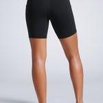 CRZ YOGA Women's Fast Dry Athletic Shorts 6" with Pockets Grey Sage