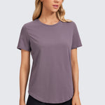 Women's Pima Cotton Classic Short Sleeve Shirts White