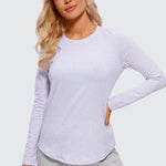 Women's Pima Cotton Long Sleeve Shirts Black