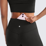 CRZ YOGA Women's High Waist Flare Leggings 30.5" Black