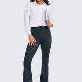 CRZ YOGA Women's High Waist Flare Leggings 32" True Navy
