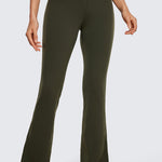 CRZ YOGA Women's High Waist Flare Leggings 32" Black