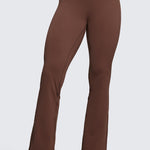CRZ YOGA Women's High Waist Flare Leggings 29" Olive Green