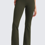 CRZ YOGA Women's High Waist Flare Leggings 29" Black