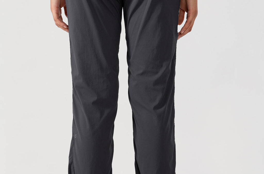 CRZ YOGA Women's Lightweight Straight Leg Pants 30" Ink Gray