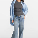 SOULVOR Long Sleeve Crew Neck T-Shirt Twilight Gray