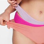 Women's Stretchy Low Rise Thongs 3 Pack Chic 2 (3pack)