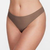Women's Stretchy Low Rise Thongs 3 Pack Brown Purple (3pack)