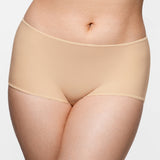 Women's Stretchy Mid Waist Boy Shorts 3 Pack Basic 3 (3pack)