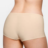 Women's Stretchy Mid Waist Boy Shorts 3 Pack Parchment (3pack)